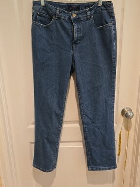 Charter Club Dark Blue Straight-Leg Jeans
